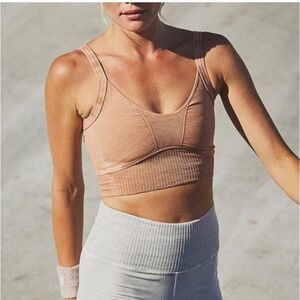 Free People Good Karma Scoop Neck Sports Bra